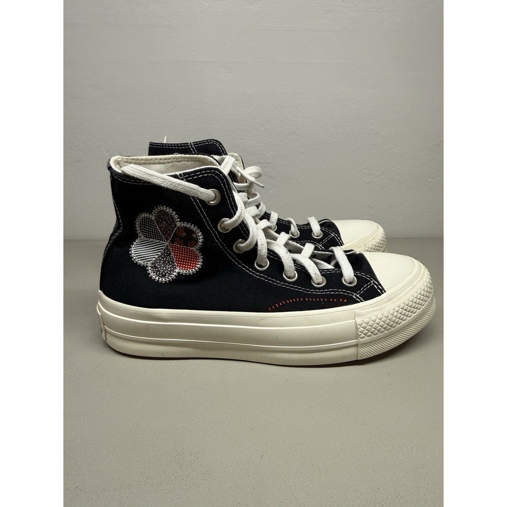Converse Chuck Taylor All Star Lift Hi Platform Black Canvas Womens Sz 7 A05194C